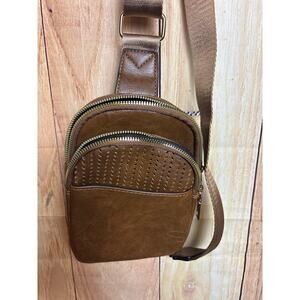 Crossbody Small Faux Leather Bag Adjustable Strap